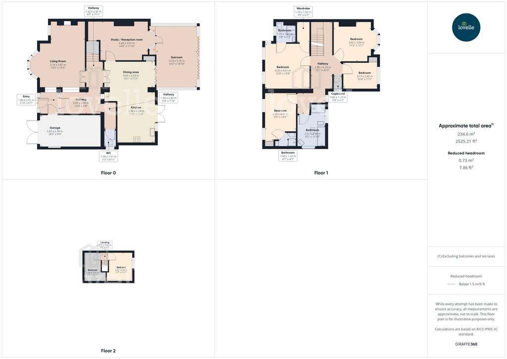 6 bedroom semi-detached house for sale - floorplan