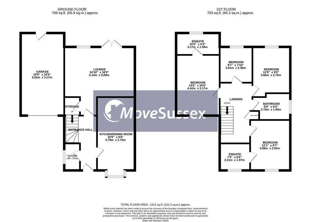 4 bedroom detached house for sale - floorplan