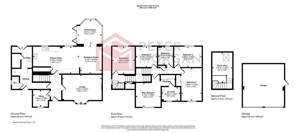 5 bedroom detached house for sale - floorplan