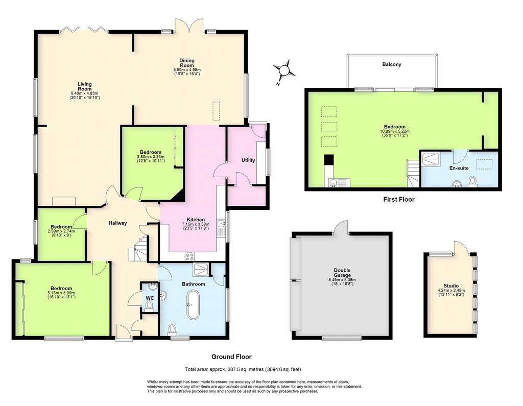 4 bedroom detached house for sale - floorplan