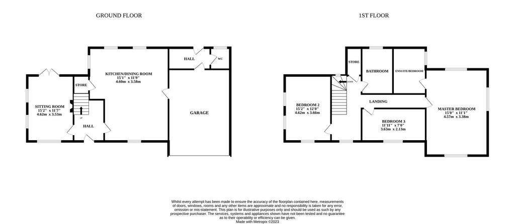 3 bedroom detached house for sale - floorplan