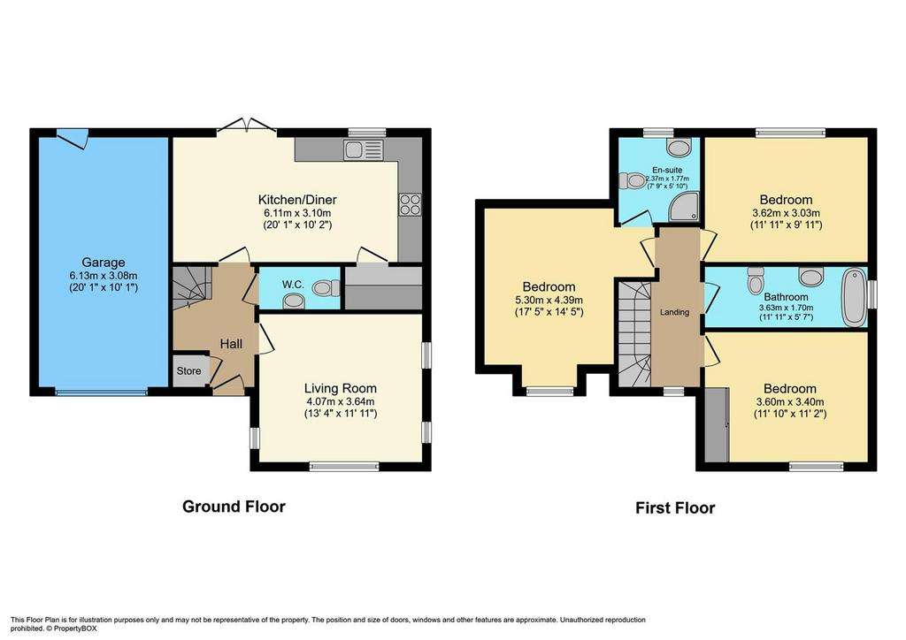 3 bedroom detached house to rent - floorplan