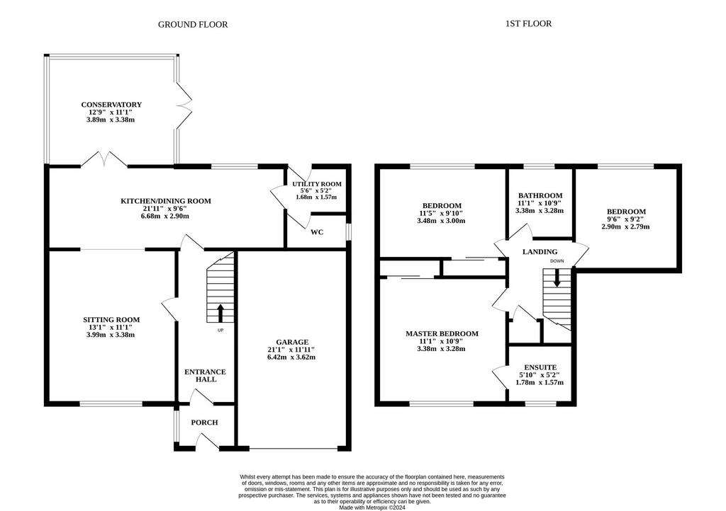 3 bedroom detached house for sale - floorplan