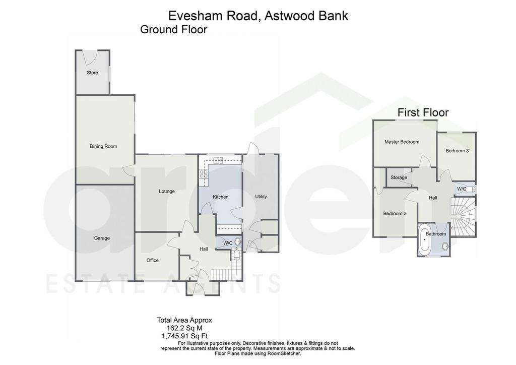 3 bedroom detached house for sale - floorplan