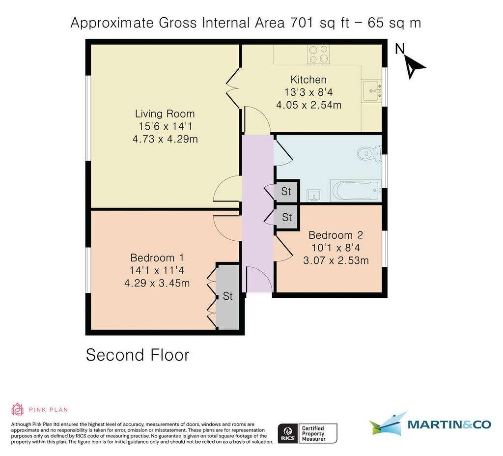 2 bedroom flat for sale - floorplan