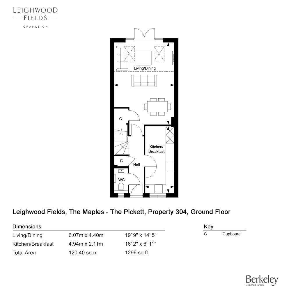 3 bedroom semi-detached house for sale - floorplan