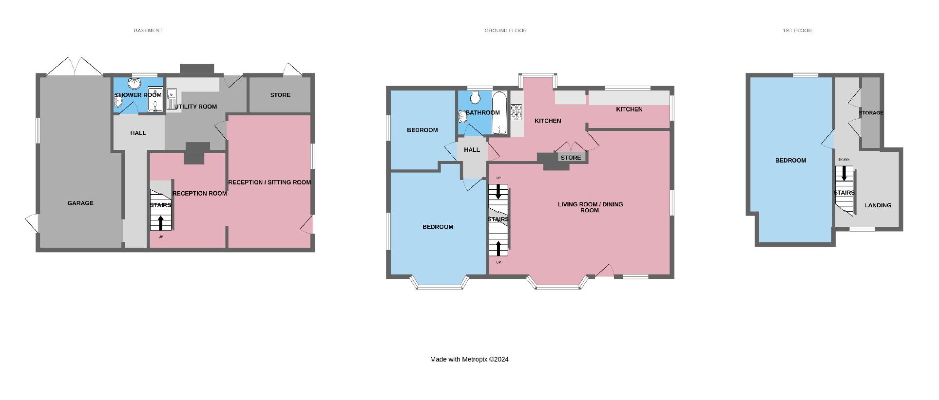 3 bedroom property for sale - floorplan