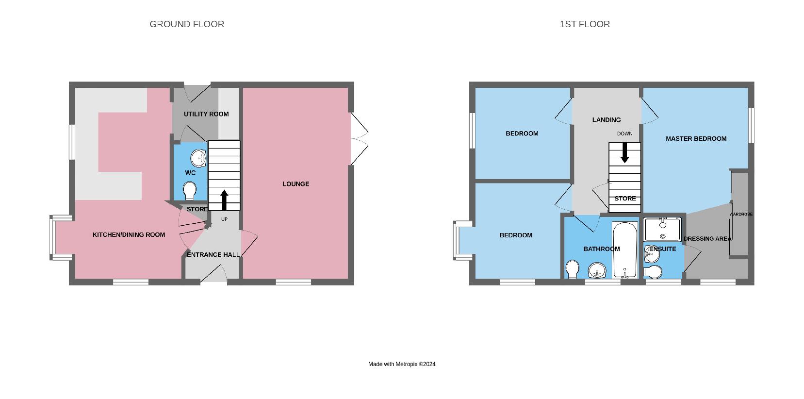 3 bedroom property for sale - floorplan