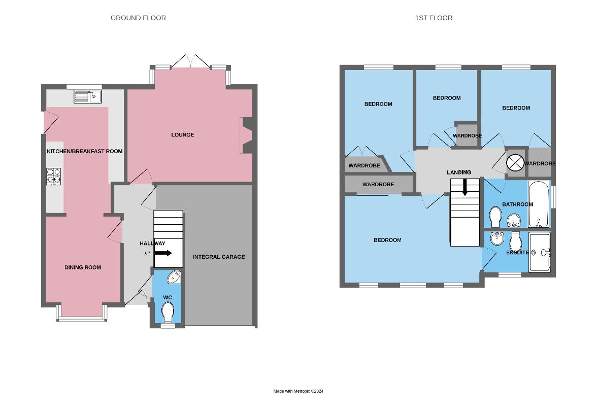 4 bedroom property for sale - floorplan