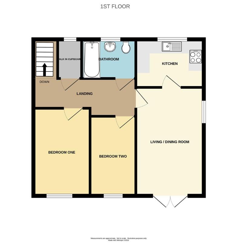 2 bedroom flat for sale - floorplan