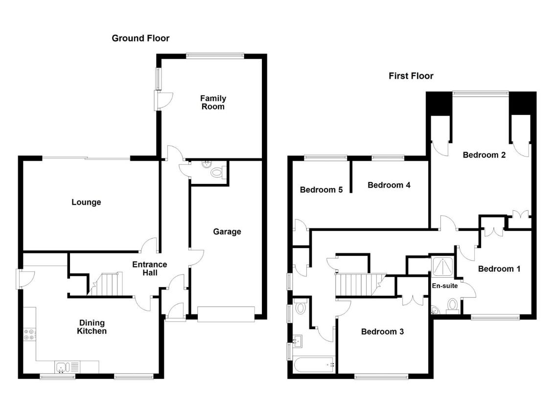 5 bedroom detached house for sale - floorplan