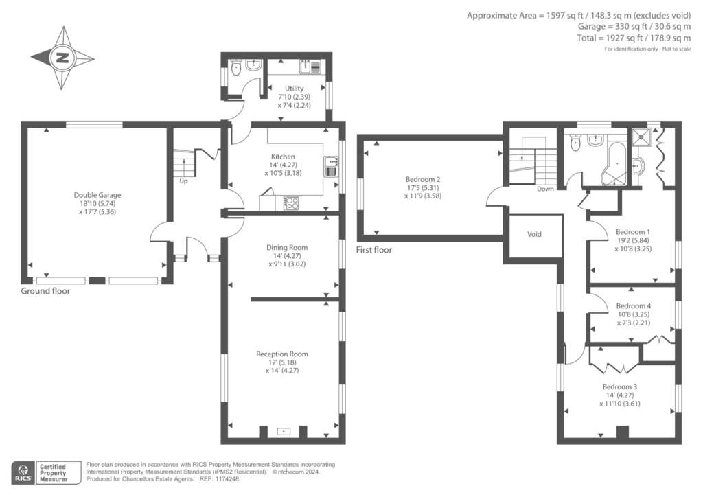 4 bedroom detached house for sale - floorplan