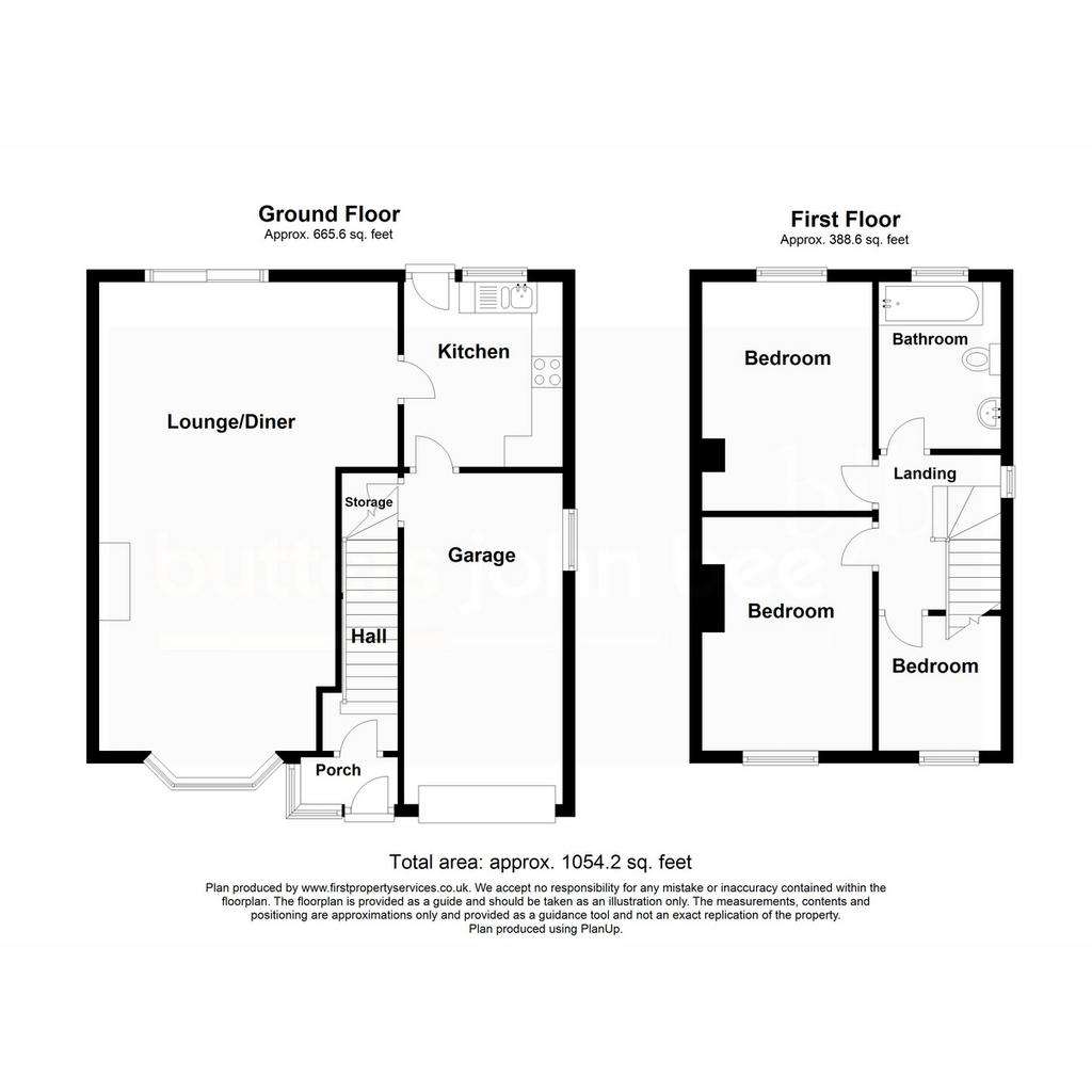 3 bedroom semi-detached house for sale - floorplan