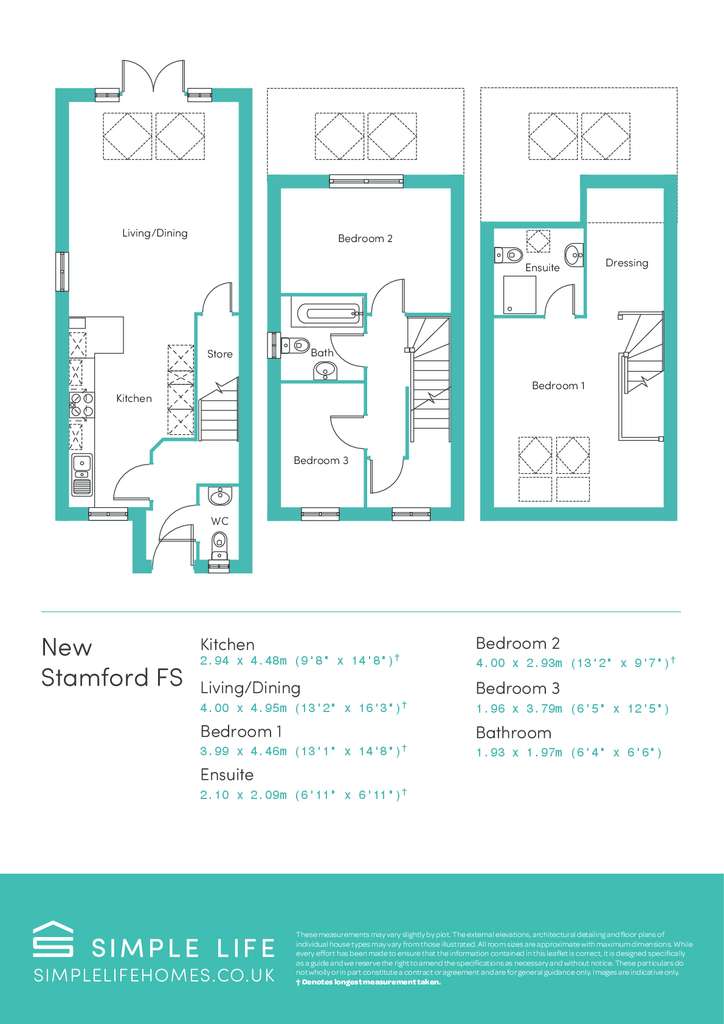 3 bedroom semi-detached house to rent - floorplan