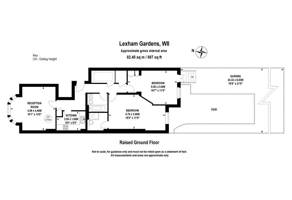 2 bedroom flat to rent - floorplan