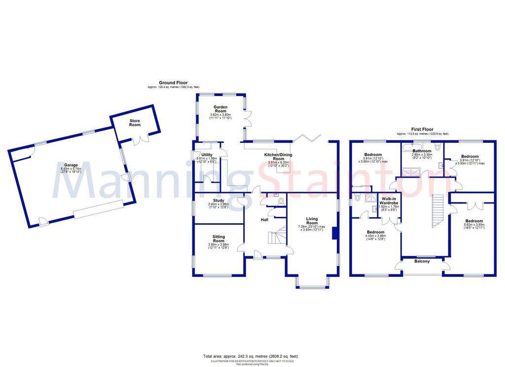 4 bedroom detached house for sale - floorplan