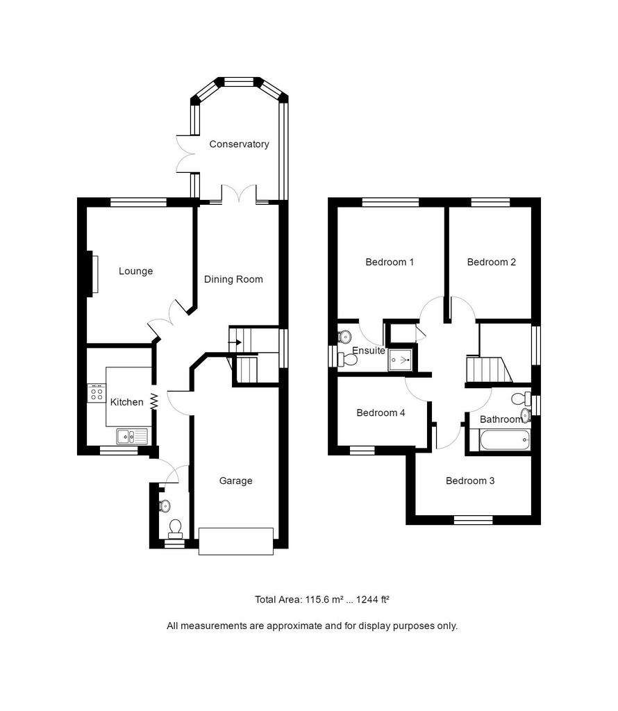 4 bedroom detached house for sale - floorplan