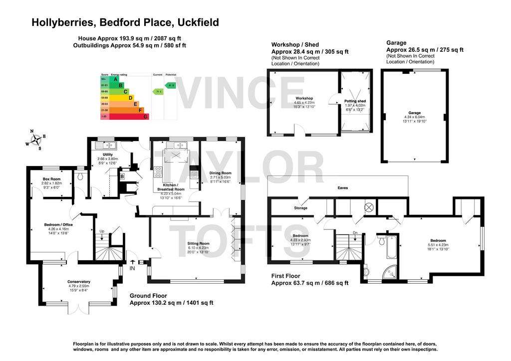 3 bedroom detached house for sale - floorplan