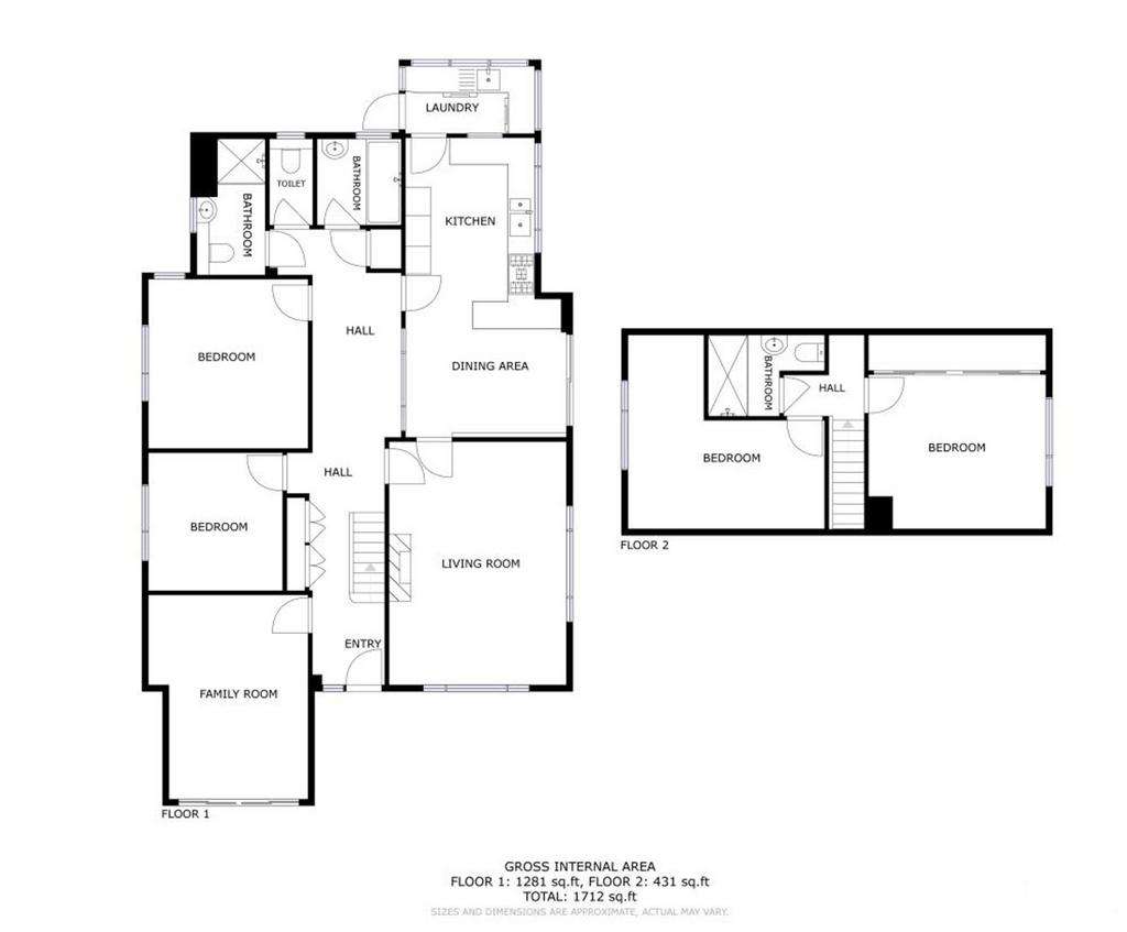 4 bedroom chalet for sale - floorplan