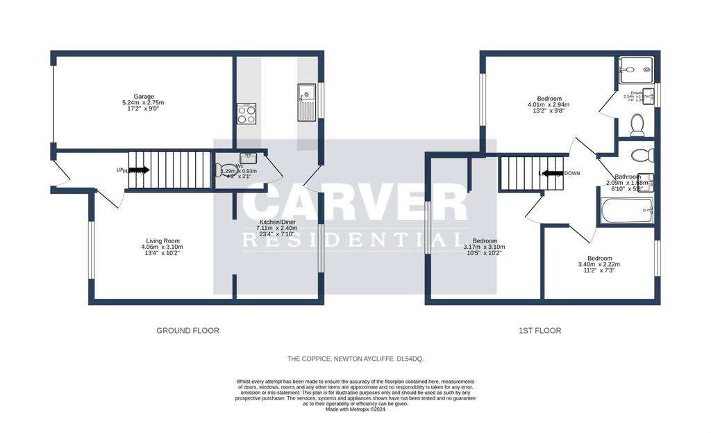 3 bedroom detached house for sale - floorplan