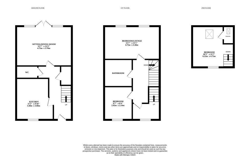 3 bedroom town house for sale - floorplan