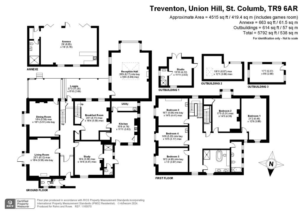 5 bedroom detached house for sale - floorplan