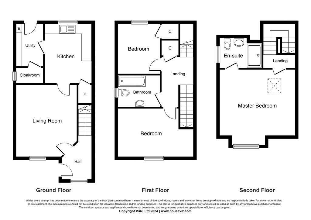 3 bedroom town house for sale - floorplan