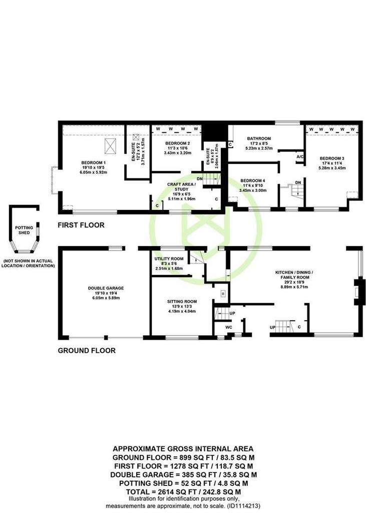 4 bedroom detached house for sale - floorplan