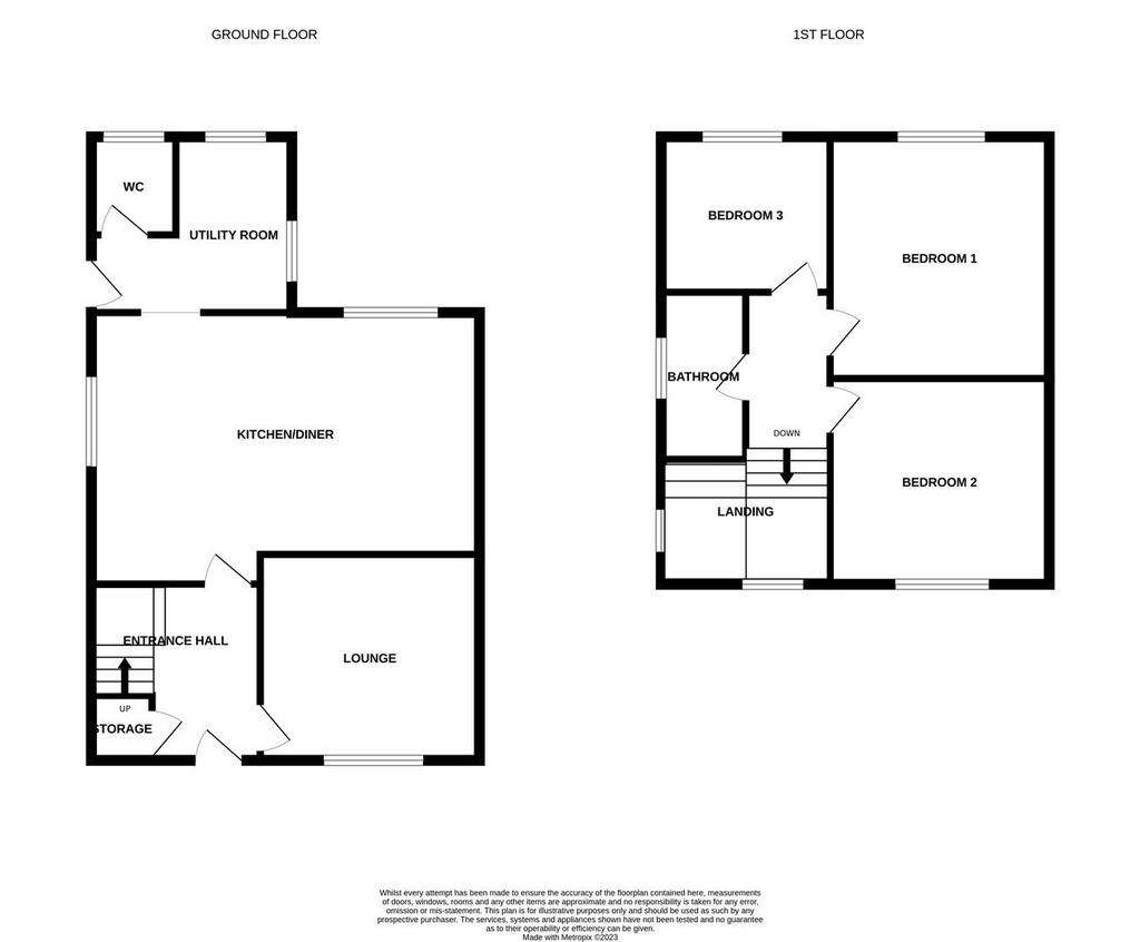 3 bedroom semi-detached house to rent - floorplan