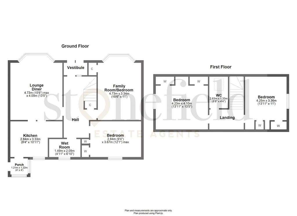 4 bedroom detached bungalow for sale - floorplan