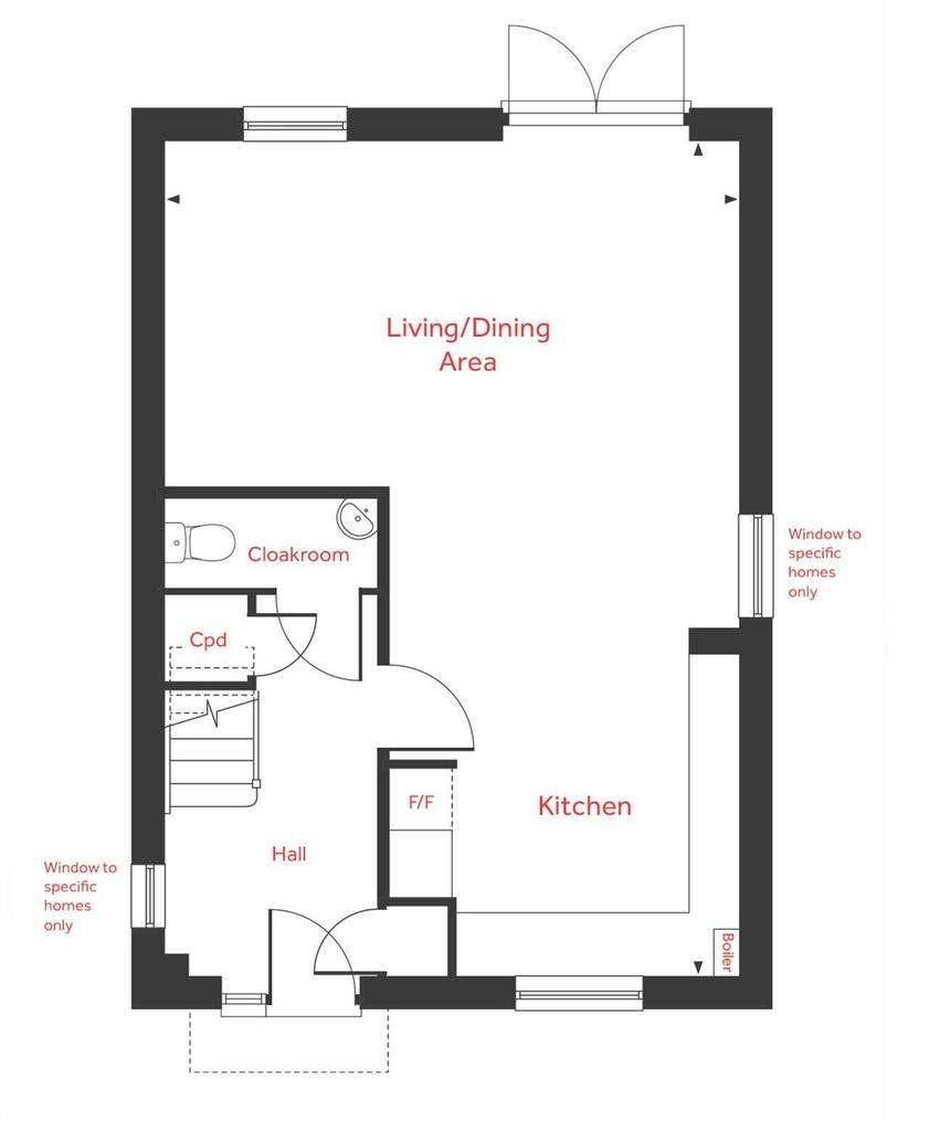 3 bedroom detached house for sale - floorplan