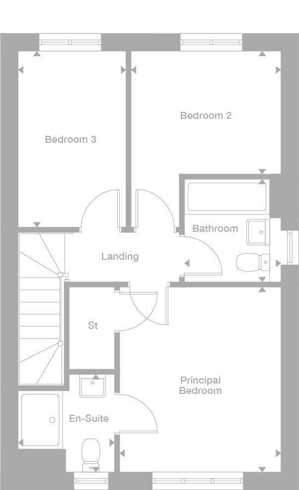 3 bedroom detached house for sale - floorplan