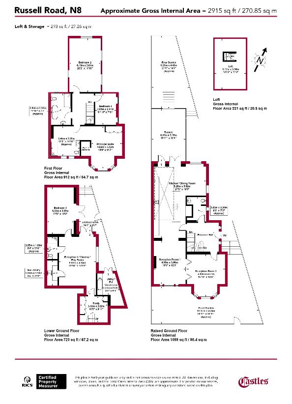 4 bedroom property for sale - floorplan