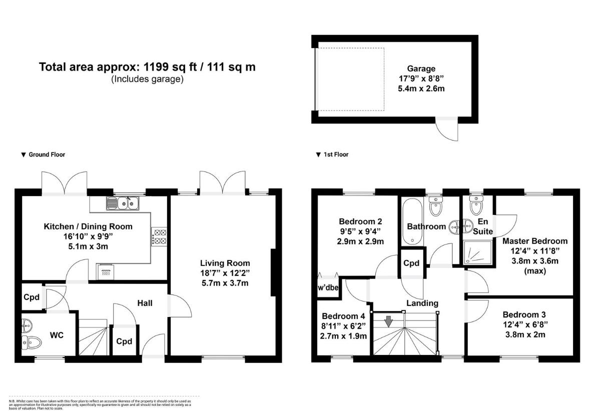 4 bedroom detached house for sale - floorplan