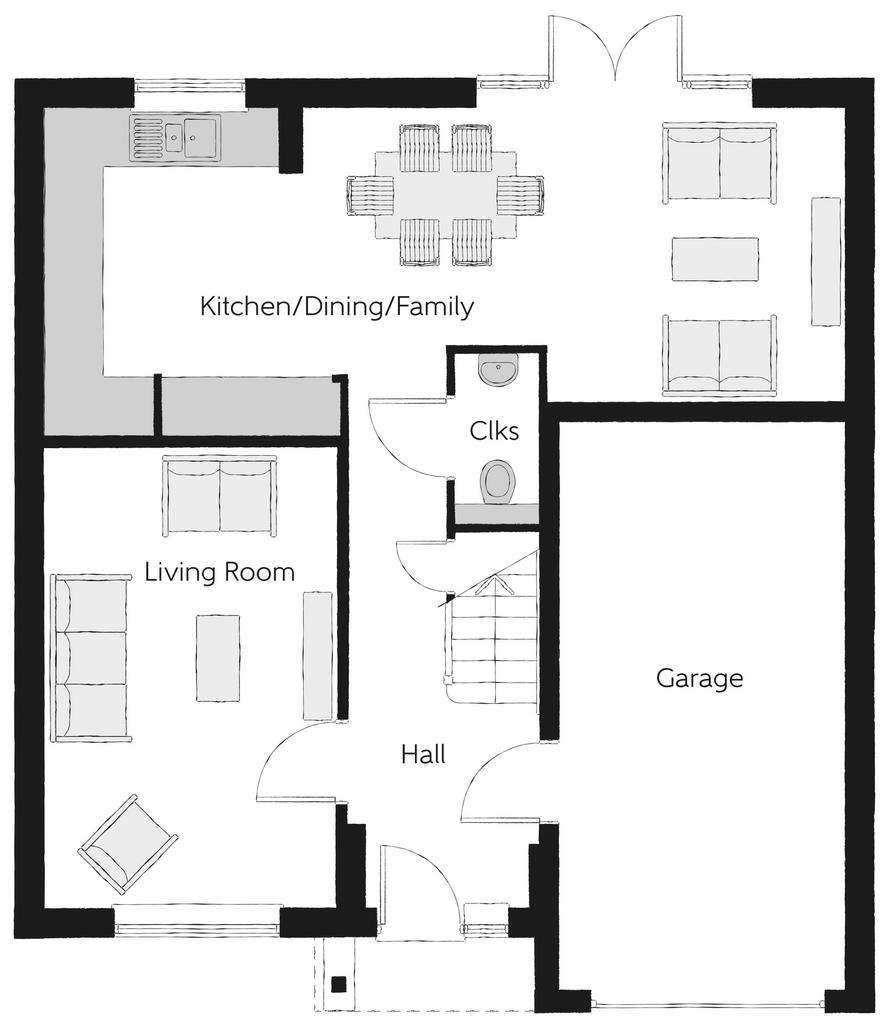 4 bedroom detached house for sale - floorplan