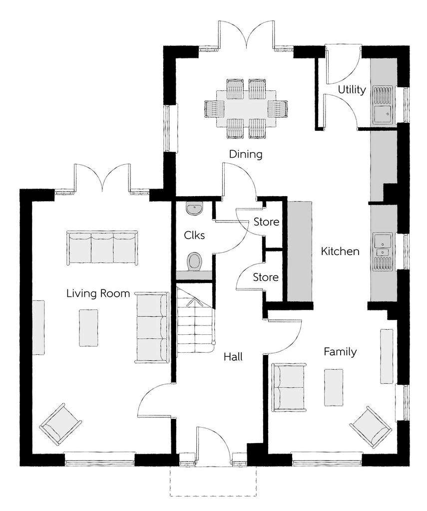 4 bedroom detached house for sale - floorplan