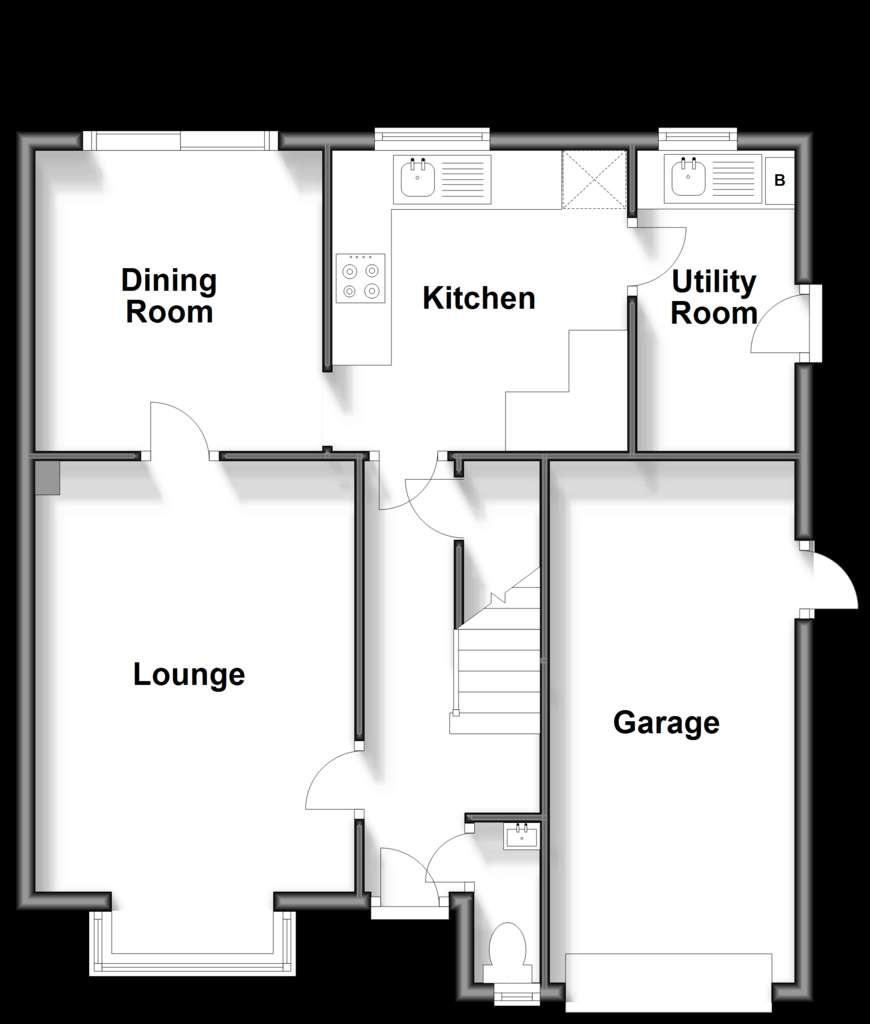 3 bedroom detached house for sale - floorplan