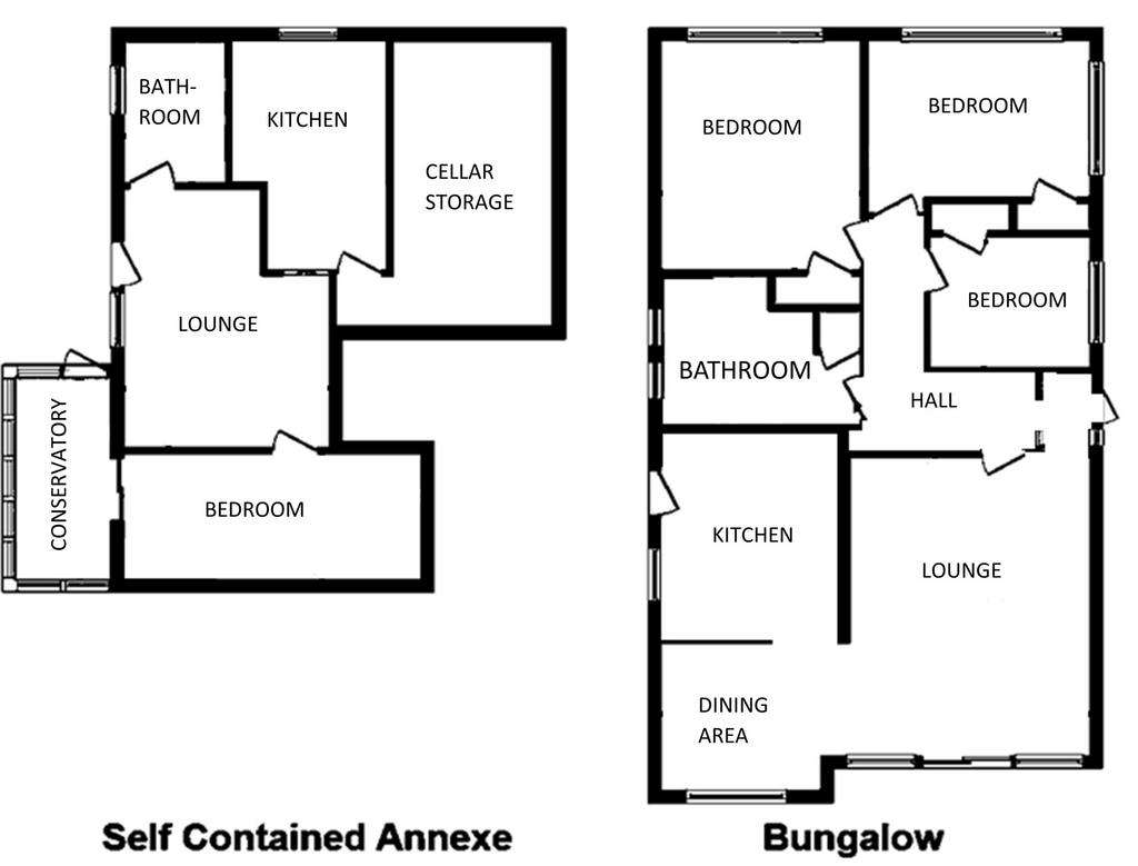 3 bedroom detached bungalow for sale - floorplan