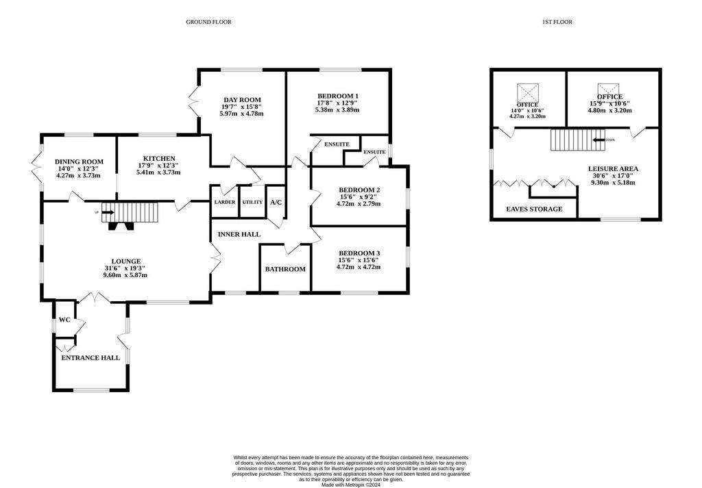 4 bedroom detached house for sale - floorplan