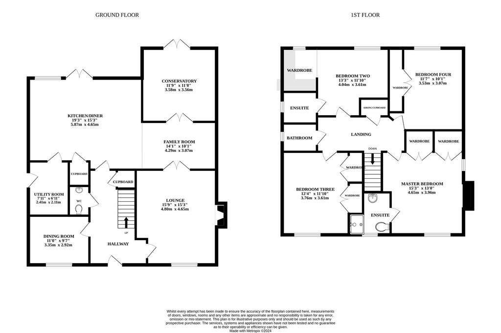 4 bedroom detached house for sale - floorplan