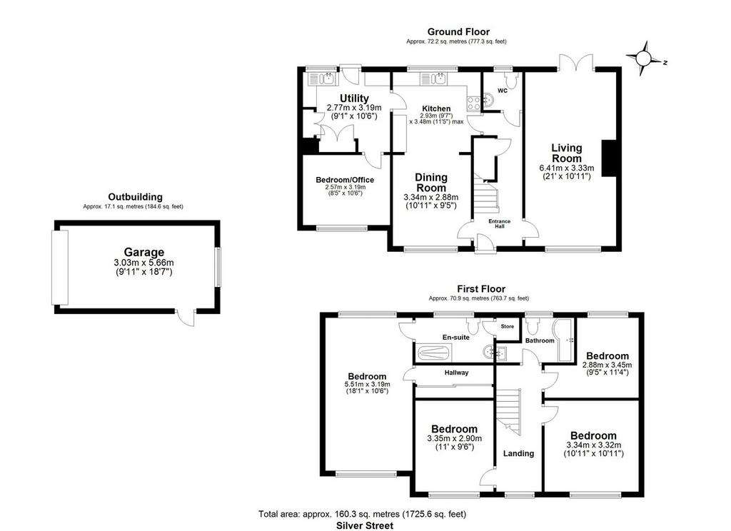 4 bedroom detached house for sale - floorplan