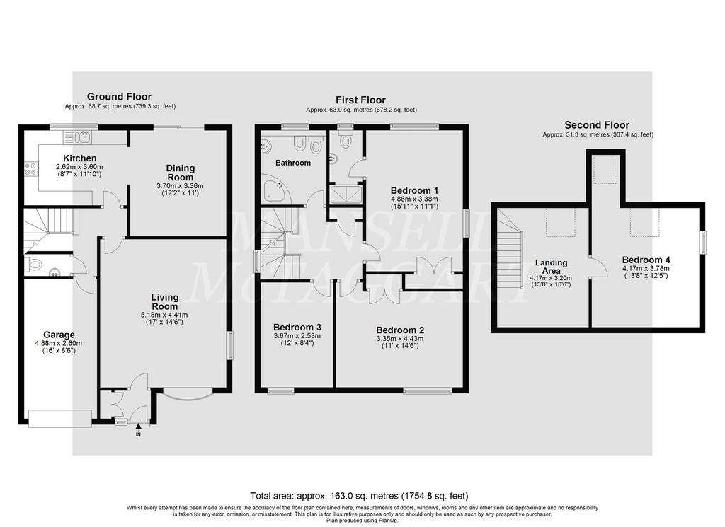 4 bedroom detached house for sale - floorplan