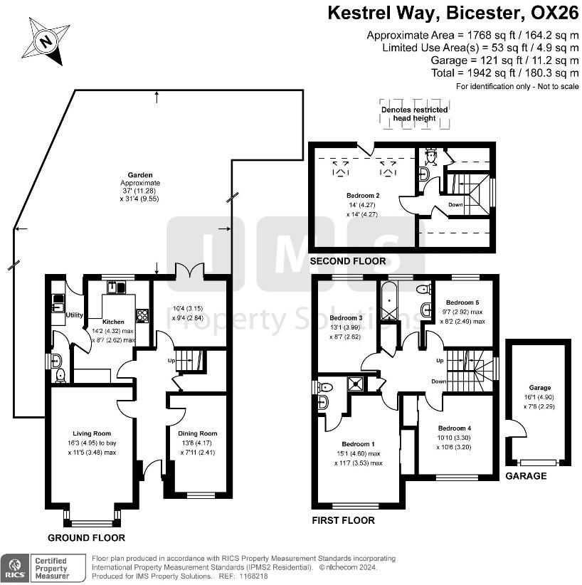 5 bedroom detached house for sale - floorplan