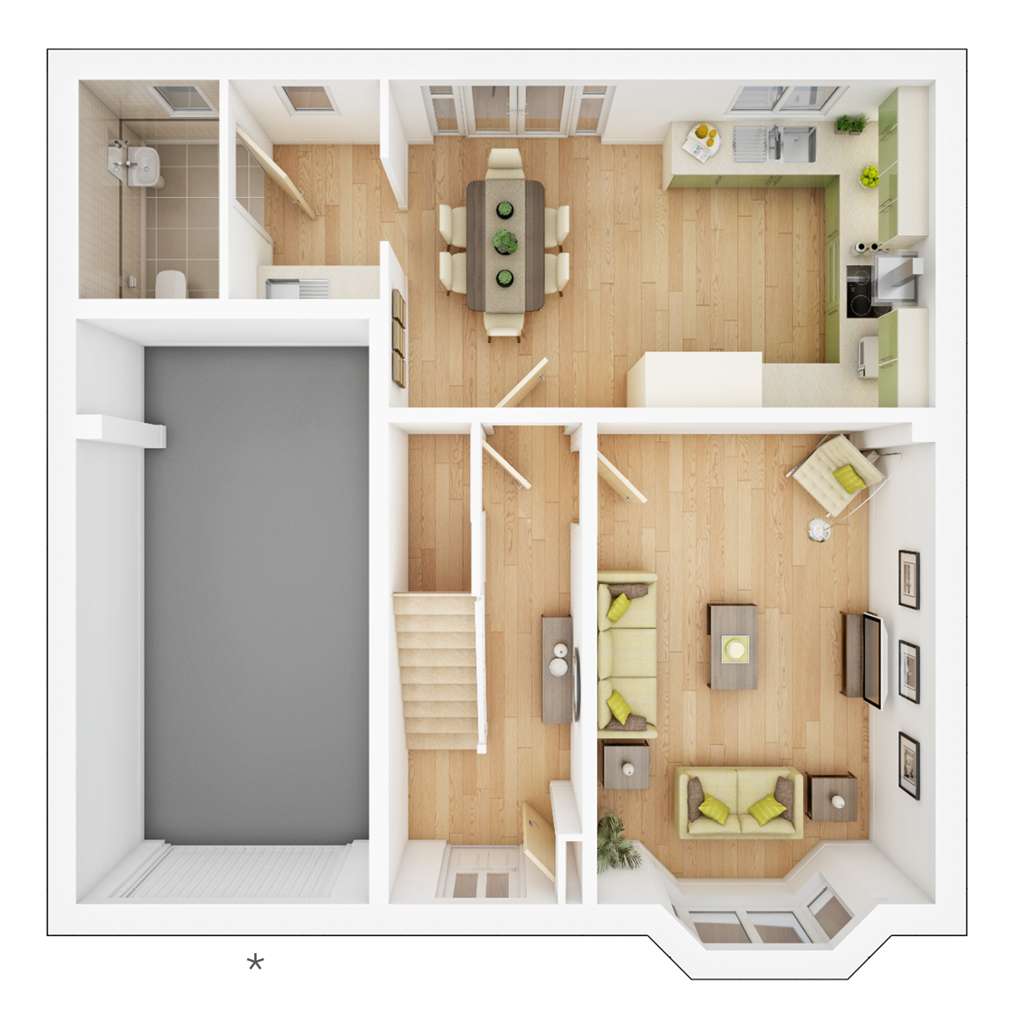 4 bedroom detached house for sale - floorplan