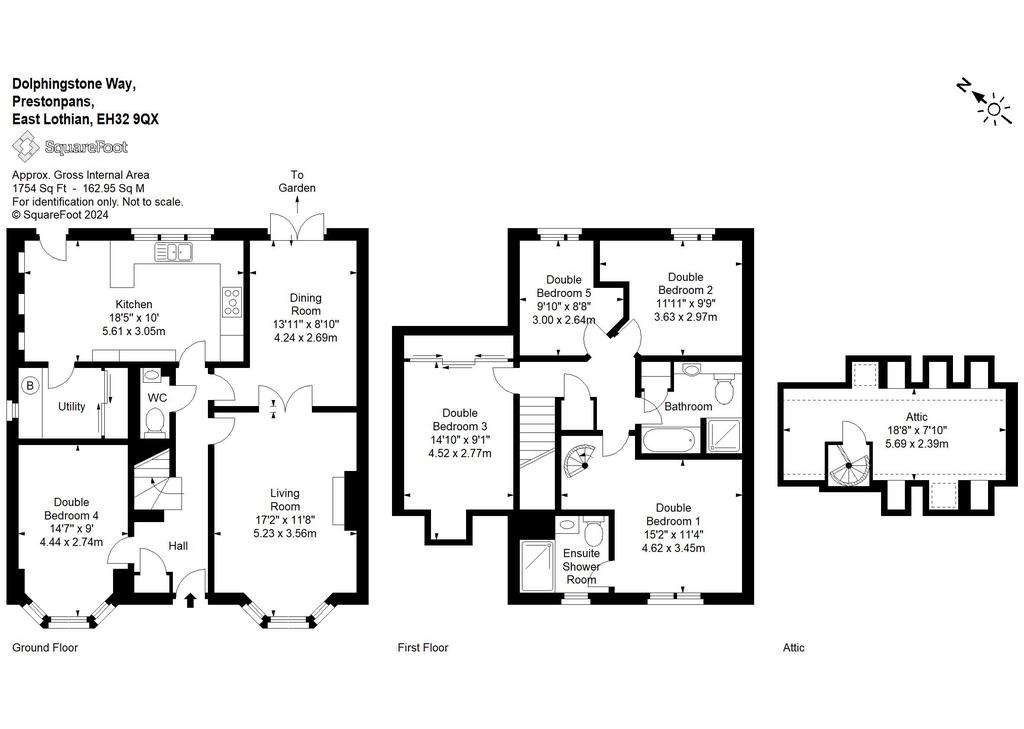 5 bedroom detached house for sale - floorplan