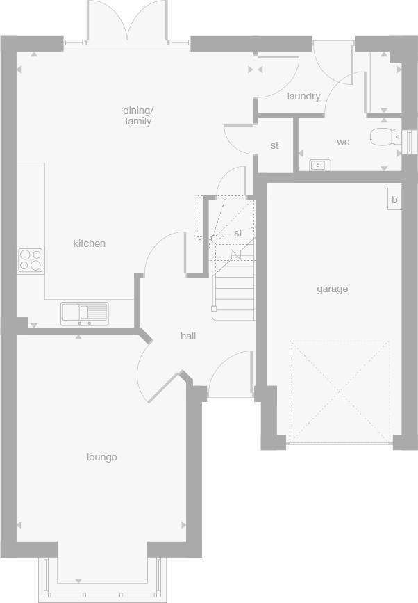 4 bedroom detached house for sale - floorplan