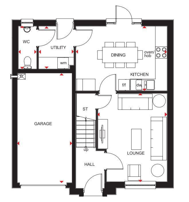 4 bedroom detached house for sale - floorplan