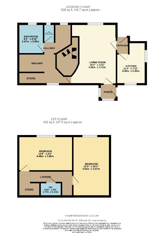 2 bedroom property for sale - floorplan