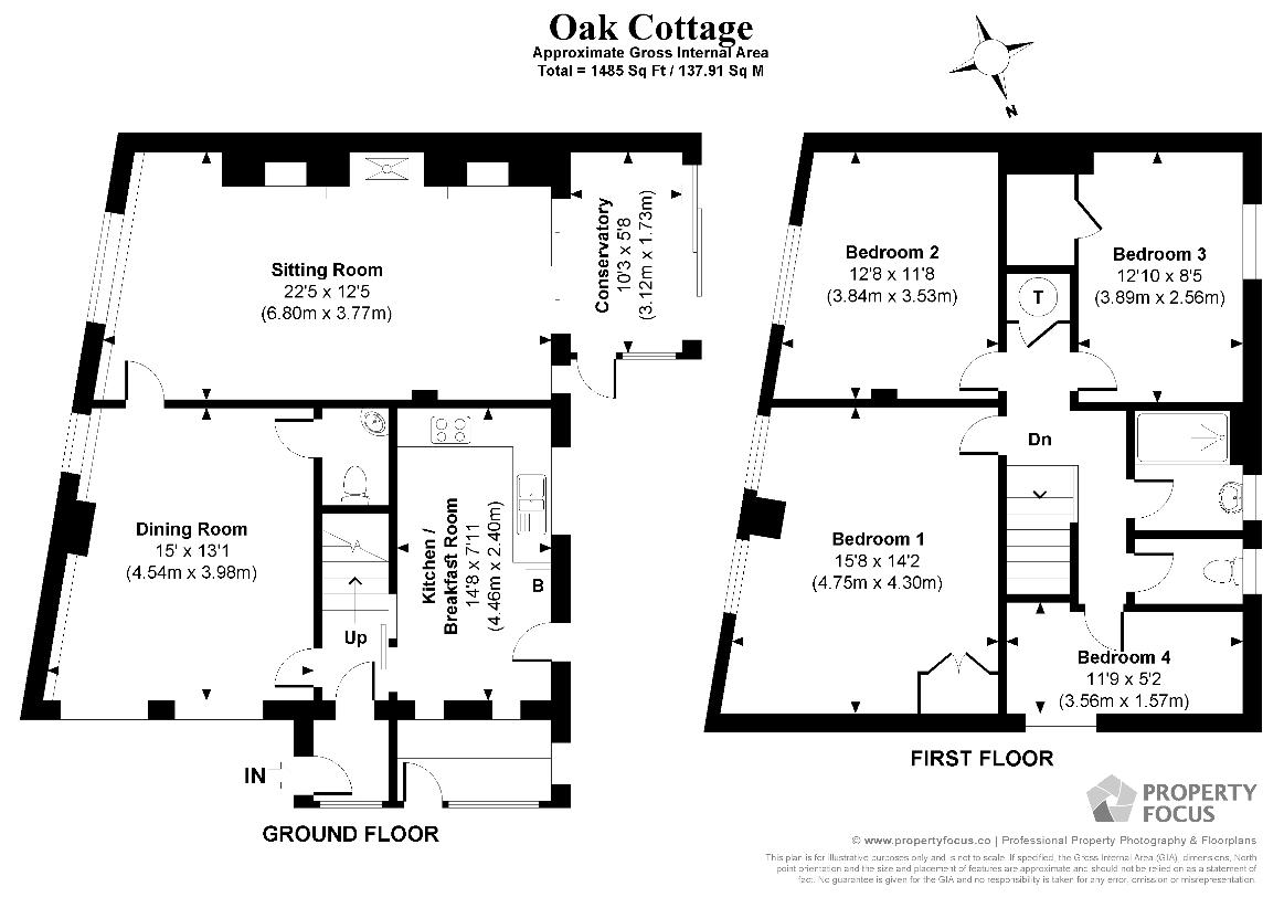 4 bedroom property for sale - floorplan