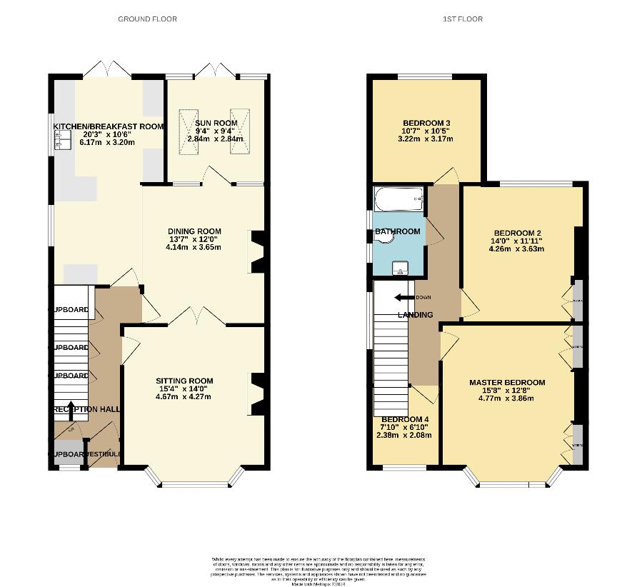 4 bedroom property for sale - floorplan